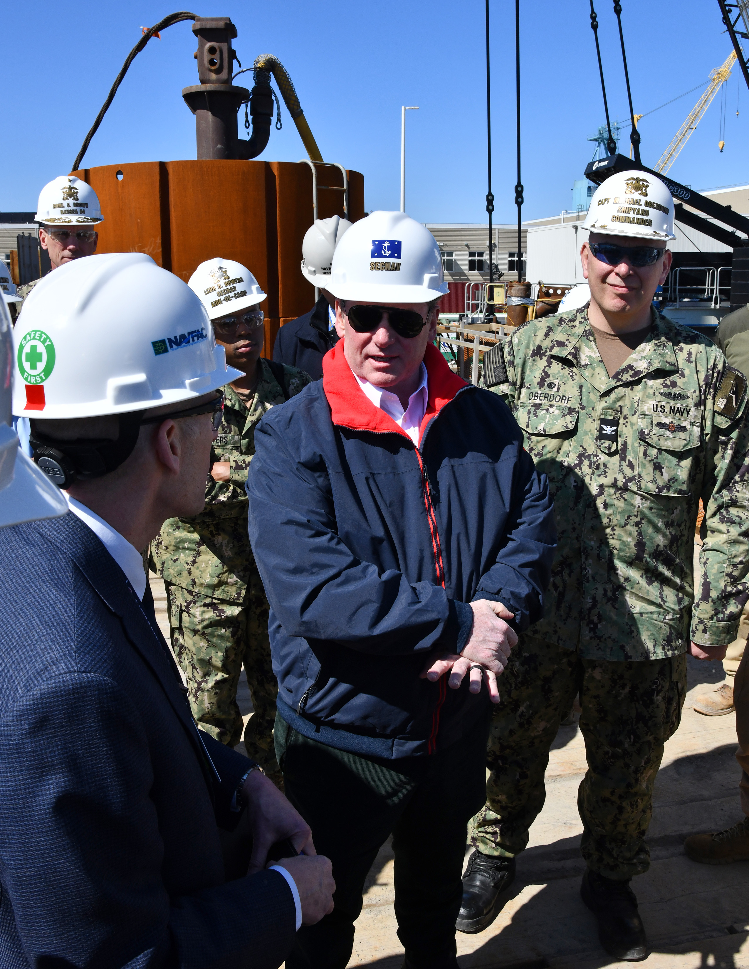 SECNAV Visits Portsmouth Naval Shipyard
